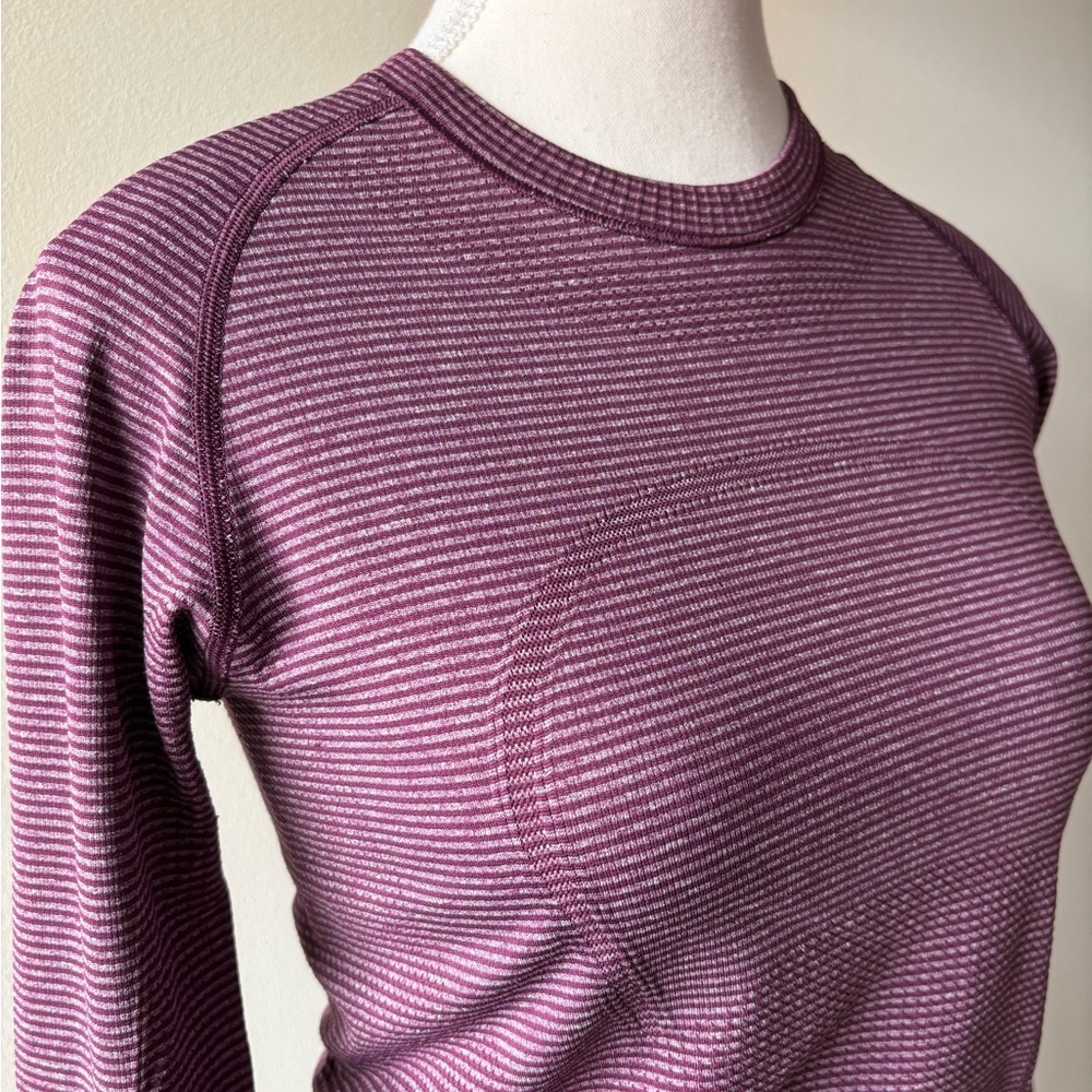 Sz6 🍋Run: Swiftly Tech Long Sleeve 
Heathered Plum Lululemon
